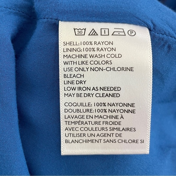 Ecote Urban Outfitters Gigi Blue and White Sleeveless T Back Mini Dress Size XS - Picture 15 of 15